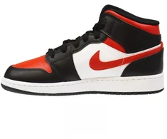 Air Jordan 1 Mid GS Fire Raudona krepšinio batai - 554725-079