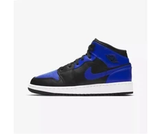Air Jordan 1 Mid Hyper Royal GS vaikiški batai - 554725-077