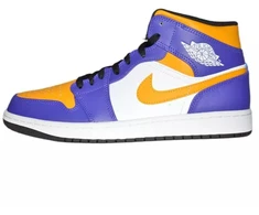 Air Jordan 1 MID sportbačiai Los Angeles Lakers LA - DQ8426-517
