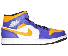 Air Jordan 1 MID sportbačiai Los Angeles Lakers LA - DQ8426-517