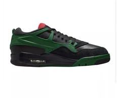 Air Jordan 4 RM Juodi/Tamsiai žali sportbačiai - FQ7939-003