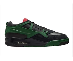 Air Jordan 4 RM Juodi/Tamsiai žali sportbačiai - FQ7939-003