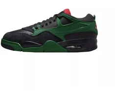 Air Jordan 4 RM Juodi/Tamsiai žali sportbačiai - FQ7939-003