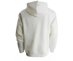 Air Jordan Brooklyn Fleece Jumpman džemperis su užtrauktuku ir gobtuvu, baltas - FV7289-133