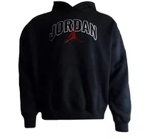 Air Jordan Brooklyn Fleece Vyriškas Džemperis su Gobtuvu Juodas - IB7241-010
