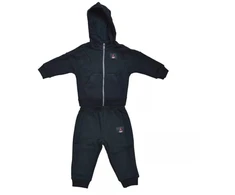 Air Jordan Flight 5 Komplektas Vaikams Juodas Sportinis Kostiumas - 655991-023