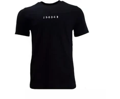 Air Jordan Jumpman Siuvinėtas Air Crew vyriški marškinėliai Juodi - DM3182-010