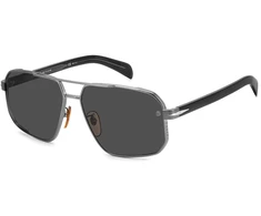 Akiniai DAVID BECKHAM DB-7102-S-85K. Akiniai przeciwsłoneczne, Kolor pilka. Mężczyzna.