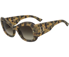 Akiniai DSQUARED2 D2-0137-S-C9B. Akiniai przeciwsłoneczne, Kolor ruda. Kobieta.