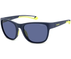Akiniai POLAROID SPORT PLD7051SFLL. Akiniai przeciwsłoneczne, Kolor mėlyna. Unisex.