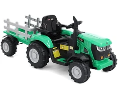 Akumuliatorinis traktorius vaikams HECHT 50825 Žalias, 2x35 W