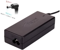 Akyga AK-ND-17 kintamosios srovės adapteris „Compaq“, „Fujitsu“, „HP“, „Toshiba“ nešiojamiesiems kompiuteriams (20V; 3.25A; 65W; 5.5mm x 2.5mm)