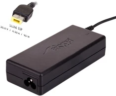 Akyga Square AK-ND-29 kintamosios srovės adapteris IBM, Lenovo nešiojamiesiems kompiuteriams (20V; 4,5A; 90W; Slim Tip, kvadratinė geltona jungtis)