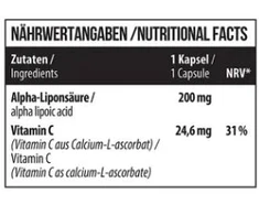 Alfa lipoinės rūgšties kapsulės MST 60 vnt., 200 mg