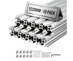 Aliuminio profilis VEVOR 2020T-122-10-Y, 1220 mm