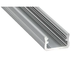 Aliuminis anoduotas profilis Lumines LED juostoms A (pilkas, anoduotas, 2m)