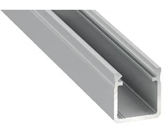 Aliuminis paviršinis profilis Lumines LED juostoms Y (pilkas, 2m)
