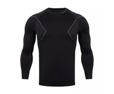 Alpinus Active Thermoaktyvus Termo marškinėliai Juoda ir Pilka M GT43189