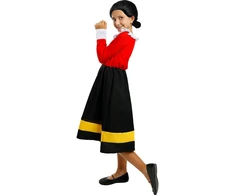 Alyvutės (Olive Oyl) kostiumas mergaitėms – Popeye