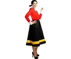 Alyvutės (Olive Oyl) kostiumas moterims – Popeye