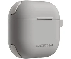 AmazingThing Omni dėklas, skirtas AirPods 4 - Pilka