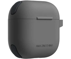 AmazingThing Omni dėklas, skirtas AirPods 4 – juodas