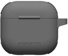AmazingThing Omni dėklas, skirtas AirPods 4 – juodas