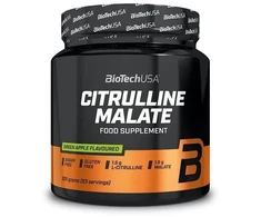Amino rūgščių papildas BioTechUSA Citrulline Malate 300g, žaliųjų obuolių skonio
