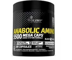 Aminorūgščių kapsulės raumenų augimui su BCAA Olimp – 180 vnt.