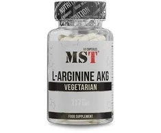 Aminorūgštys L-argininas AAKG 1178 mg (60 kapsulių) MST