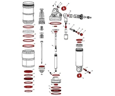 Amortizatoriaus remonto komplektas RockShox Full