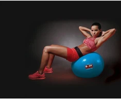 Gimnastikos kamuolys ANTI-BURST BB 001, 56 cm, Rožinis