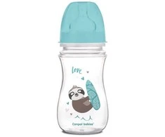 Canpolbabies CANPOL 35/221 EasyStart Egzotiškas platus buteliukas nuo dieglių 240ml mėlynas