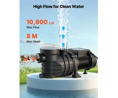 VEVOR Baseino siurblys, 180W, maksimali srovė 10,800 L/h