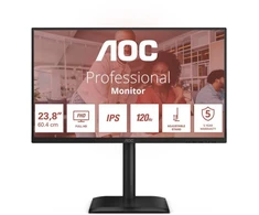AOC 24E4U kompiuterio monitorius 60,5 cm (23,8 col.) 1920 x 1080 tašk. Full HD LED, juodas