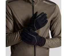 APEX žiemos pirštinės juodos 2XL Rogelli