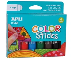Apli Kids dažų pastelės (6 spalvos)