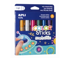 Apli Kids dažų pastelės METALLIC (ypač ryškios ir blizgios)