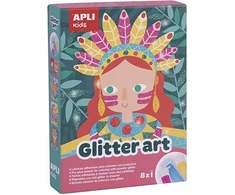 Apli Kids kūrybinis rinkinys „Glitter art”