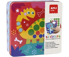 Apli Kids lipdukų žaidimas „Dino”