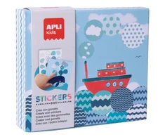Apli Kids lipdukų žaidimas LAIVAS