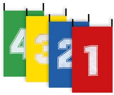 Apli Kids spalvoti šokinėjimo maišai (4 vnt.)