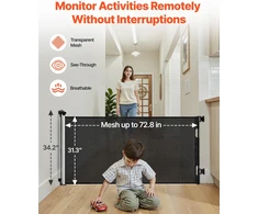 VEVOR Ištraukiami vartai vaikams ir augintiniams