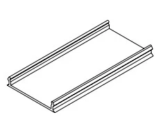 Apsauginis dangtelis ARKOSLIGHT 48V magnetinių bėgelių montavimui, 1m