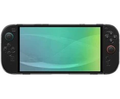 Apsauginis dėklas skaidrus–juodas Nintendo Switch 2 konsolei AmazingThing