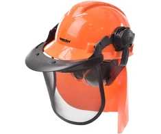 Apsauginis šalmas HECHT 900100, su veido skydu ir ausinėmis