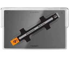 Apsauginis stiklas Spigen GLAS.TR EZ FIT TESLA MODEL X 2022 / MODEL S 2021 Juodas