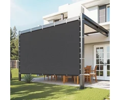 VEVOR 90% saulės uždanga 10 x 10 ft sodo kiemui (juoda)