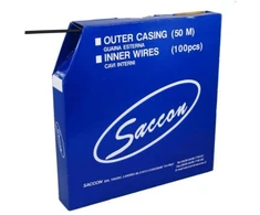 Pavarų šarvas Saccon Italy 4mm 50m su tepalu Box