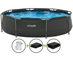 Apvalus baseinas VIRTUFIT 305 cm su filtravimo siurbliu